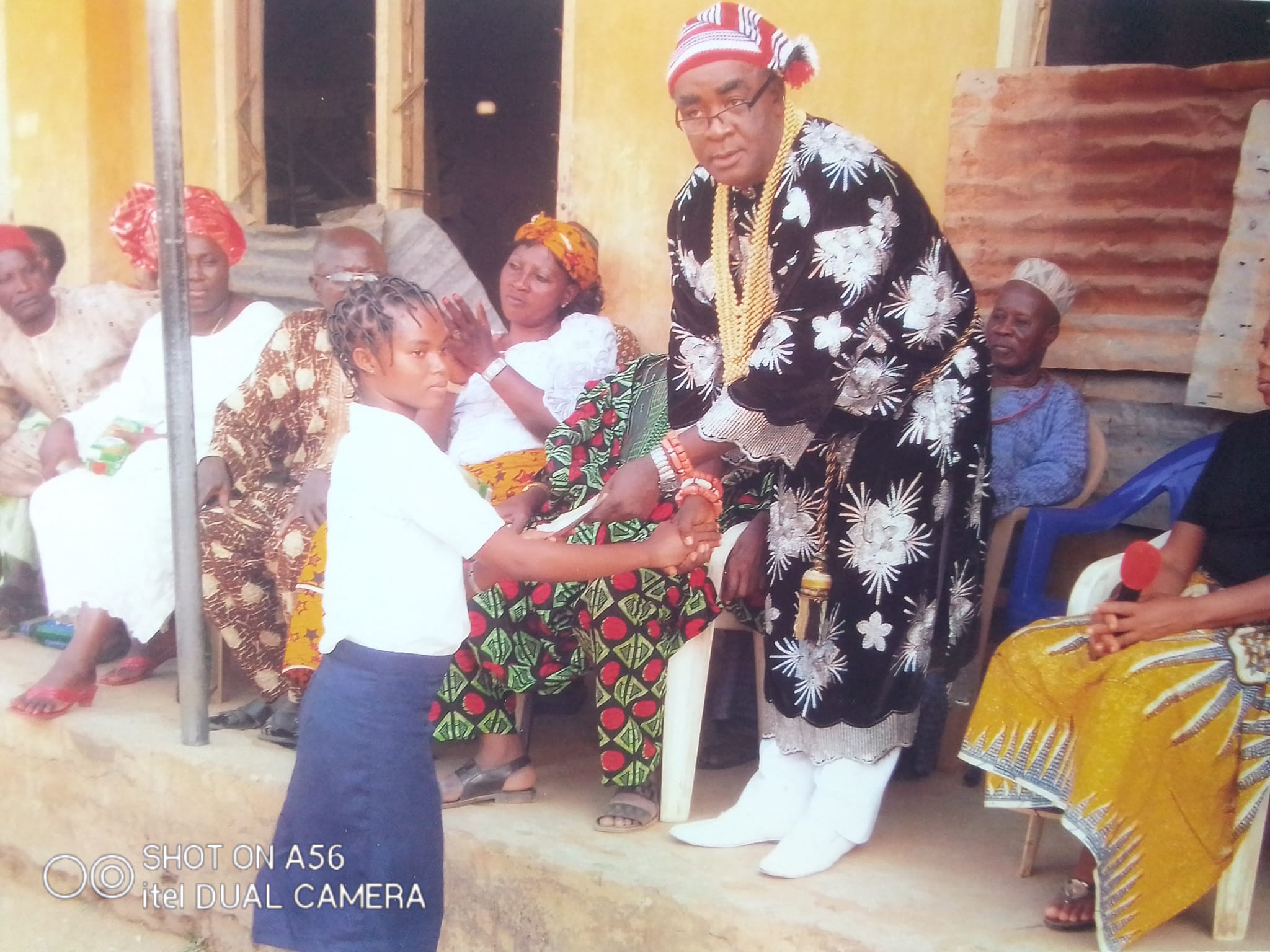 Late Prince Dr Felix Oyeniyi Obaitan as a philantropist