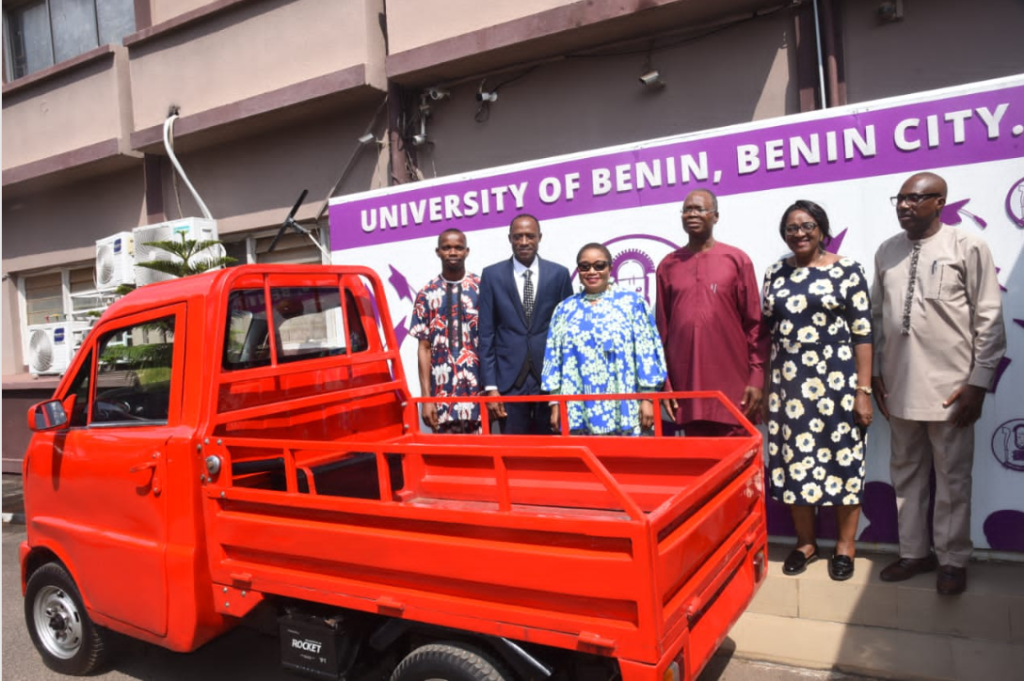 Uniben PHD Student Developed One-Ton Truck to upgrade Agric Sector