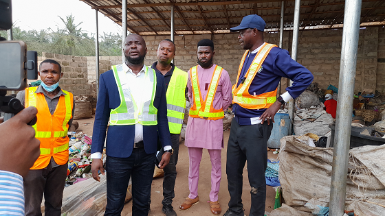 Edo Waste officials inspect recycling plant, urge investment in waste management