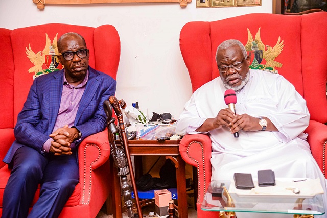 Obaseki condoles with PDP leader, Ikimi, over sister’s death