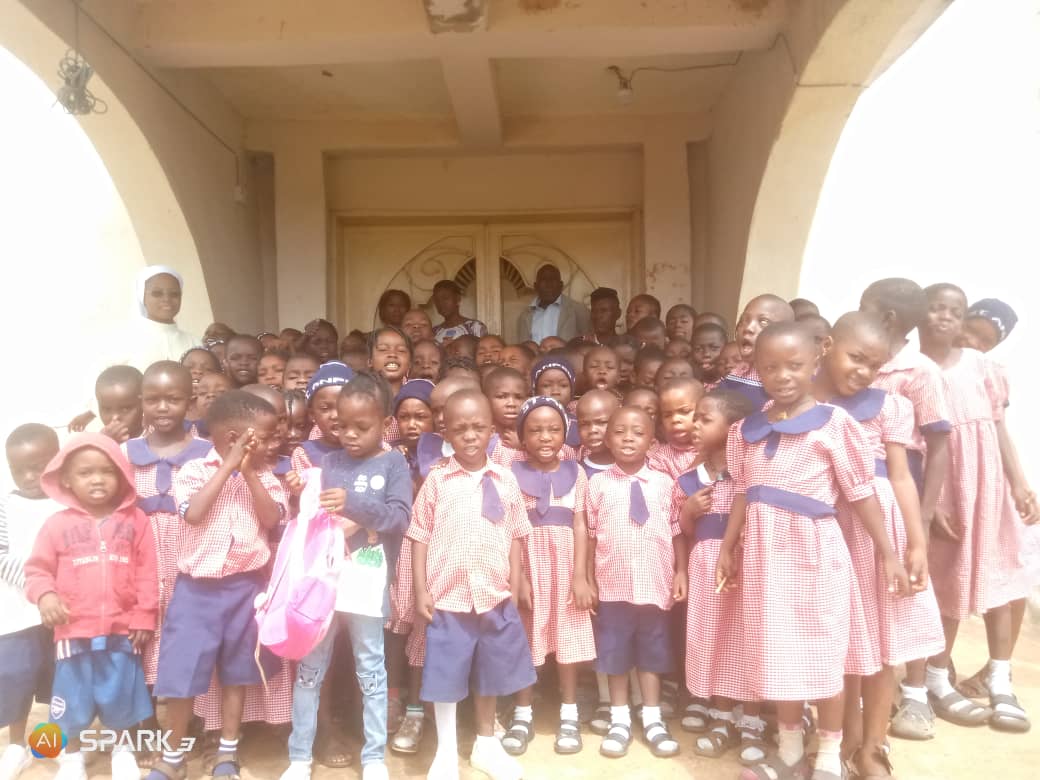 St. Anne Nursery and Primary School pupils