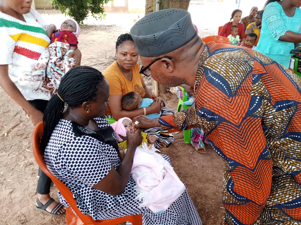 Acting Chairman Flags off Integrated Measles Campaign