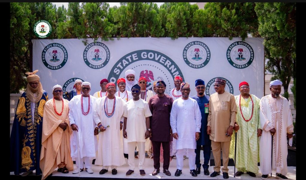 Okpebholo Reaffirms Partnership with Traditional Rulers to Combat Insecurity