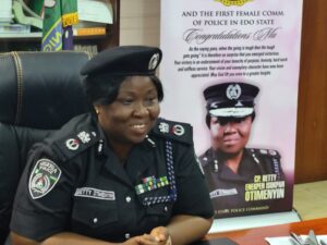 Commissioner of Police in Edo, Betty Otimenyin