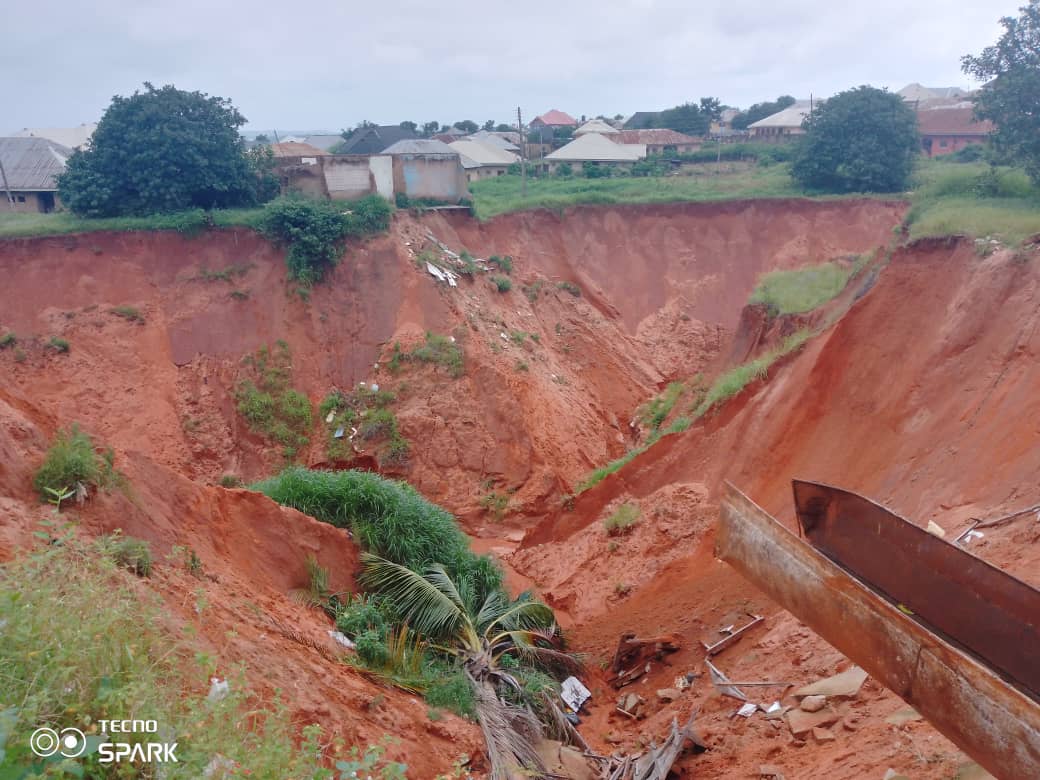 Auchi Ravaging Gully Erosion