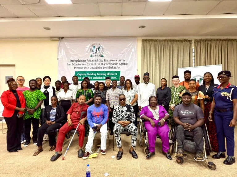 JONAPWD Trains Disability Inclusion Champions in Edo State