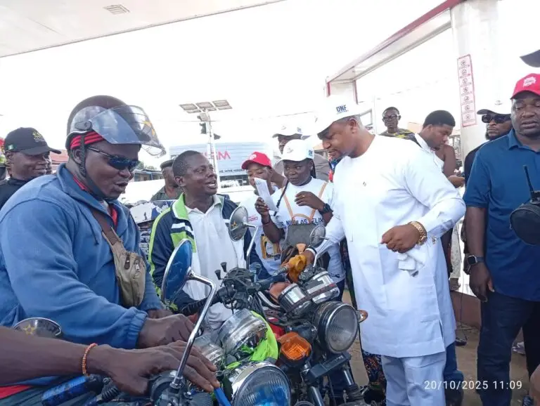 DNF Foundation Distributes Free Fuel to Benin Motorists