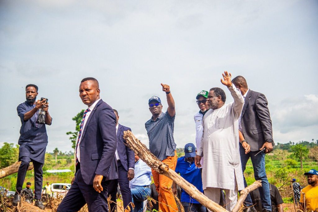 Okpebholo Prioritizes Food Security with Farm Settlement Inspection Road Project Assessment