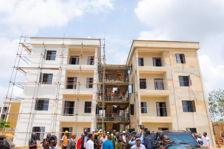 Okpebholo Vows to Complete Long-Abandoned Doctors’ Quarters in Two Months