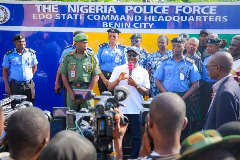 Okpebholo Announces N10m Reward for Police Who Arrested Benin Vegetable Market Kidnappers
