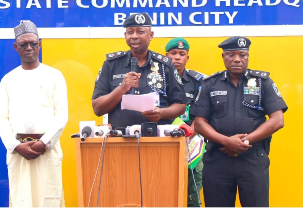 Edo Police Arrest Six Over Alleged Sexual Offences Against Minors, Recover Weapons and Stolen Property
